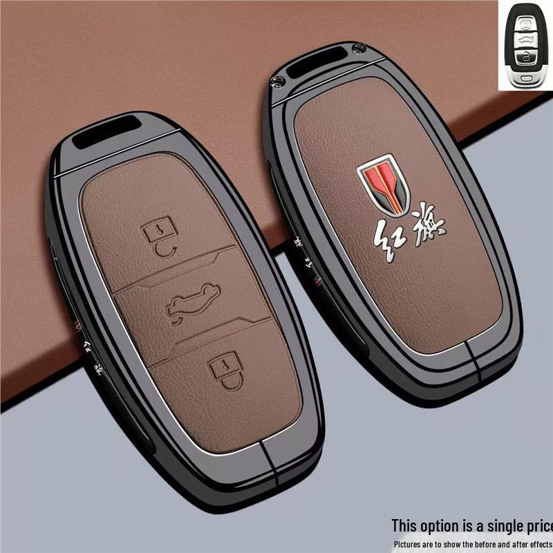 FAW Hongqi EQM5 Key Case: H7, EHS3 Remote, Car Bag Buckle Protective Shell