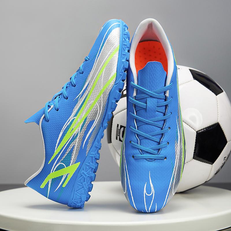 Nieuwe Heren Voetbalschoenen Fg Voetbalschoenen Wedstrijd Training Voetbalschoenen Met Noppen Antislip Lange Noppen Buitenschoenen Dropshipping 32-47