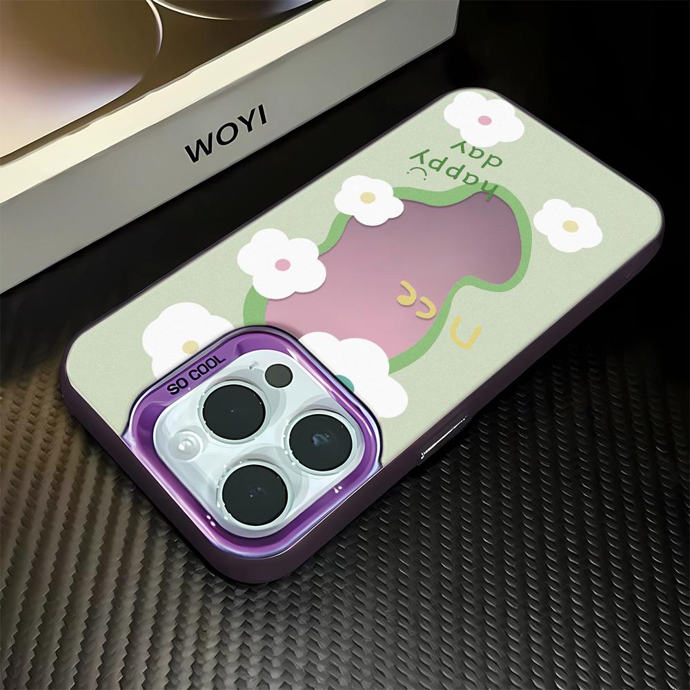 Blue Flowers Case For Iphone 16 Pro Cover For Iphone 15 14 13 12 11 Pro Max Cover Funda Bumber Coque 16 Pro 16E Case