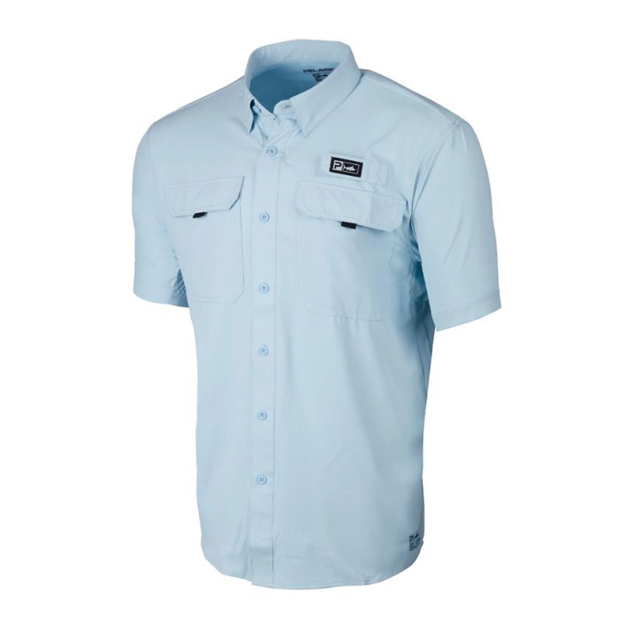 

Pelagic 1016 Fishing Shirt Short Sleeve Keys LBL Size M (3966)