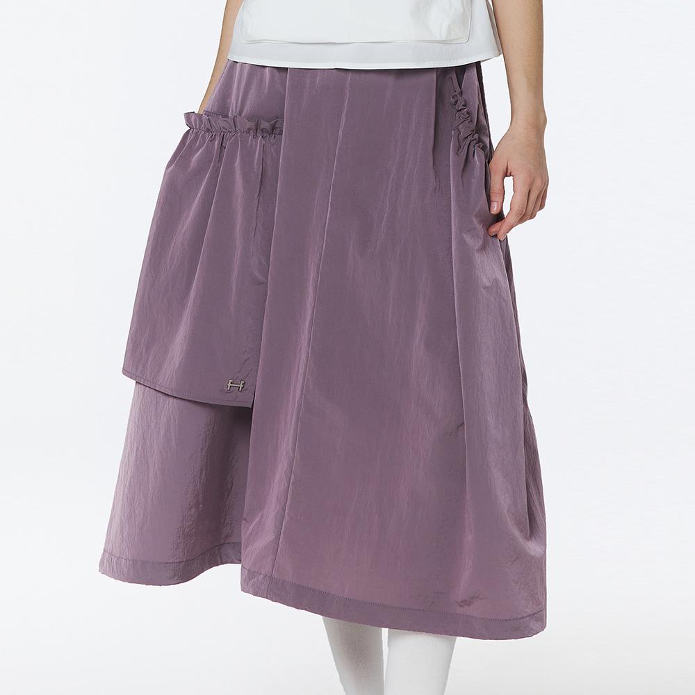 OFFROAD Women'S Asymmetrical Out-Pocket Skirt (Indie Purple)_5L41811