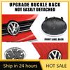 Für VW VOLKSWAGEN Neu 2 Stück VW Frontgrill-Emblem Heckklappen-Emblem Logo Dekoration Für Volkswagen Polo 6 6C 2014-2018 Auto Re
