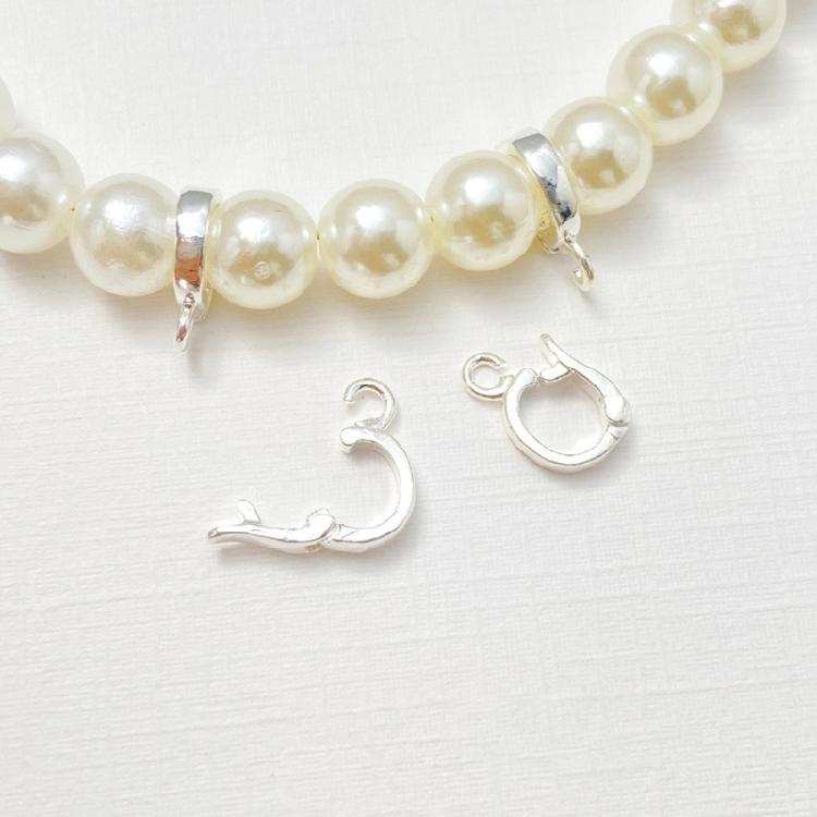 Necklace and Bracelet Crafting Clasps Elegant Clasp Fasteners Jewelry Enhancer for Handcrafted Bracelets and Necklaces