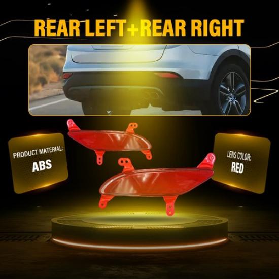 Rear Bumper Reflector Cover For 2013-2016 Hyundai Santa Fe Sport Left Right EXV