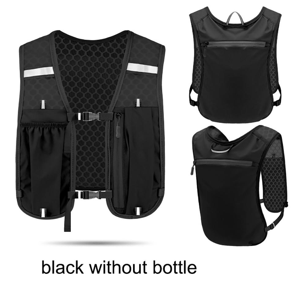 Running Backpack Vest With Bottle Hydration Trail Light Weight Cycling Run Jogging Marathon Riding Climbing Bag Waterproof