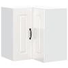 VidaXL Armoire murale d'angle de cuisine Kalmar blanc brillant 853619
