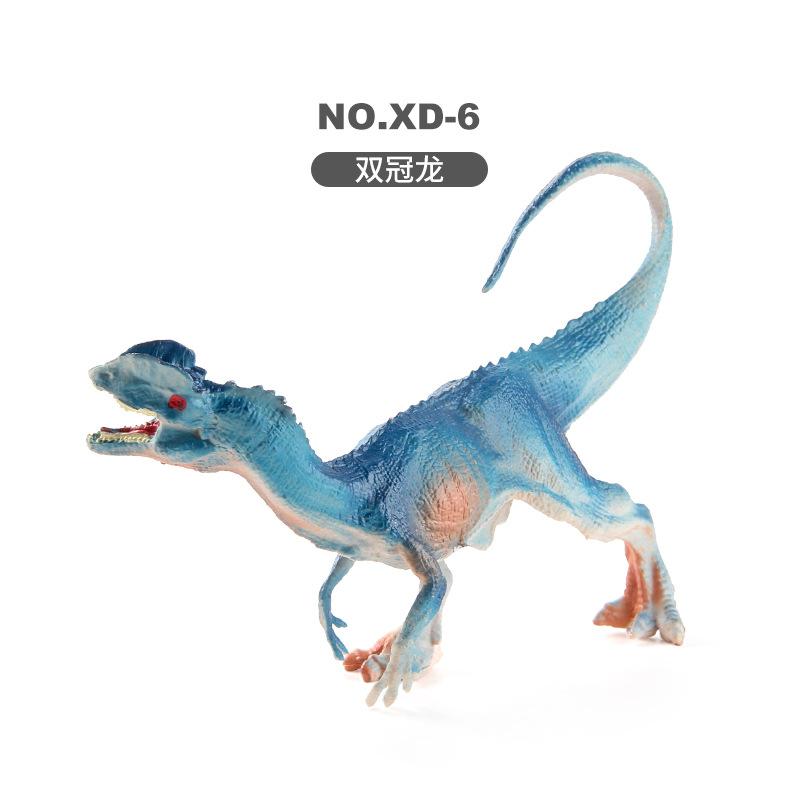 Children'S Simulated Dinosaur Jurassic Animal Ornament Mini Dinosaur Model Various Stegosaurus Triceratops Ornament Toys