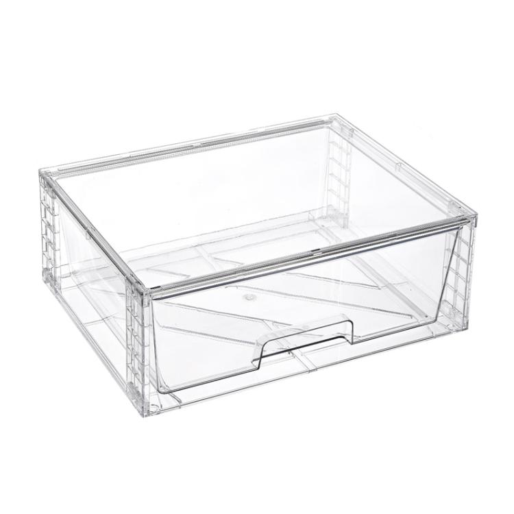 Cosmetic Transparent Storage Box PET Desktop Organizer