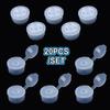 20 Pcs 24-Tooth Diameter Plastic Bottle Cap Replacement Flap Cover For Lotion/Toner Bottle Cosmetic Bottle Cap Accessories