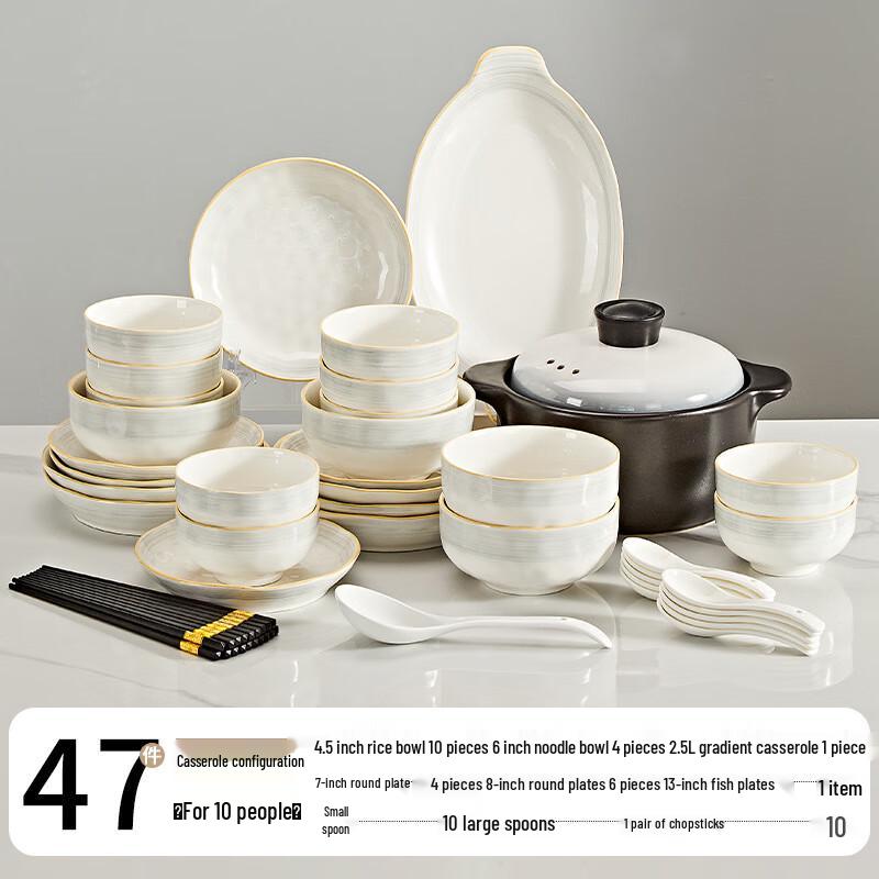 Nordic Style Ceramic Dinnerware Set