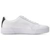(WMNS) PUMA Carina Leather 'White Black Rosewater' Women's 370325-23