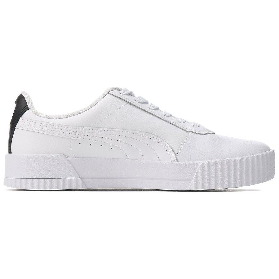 (WMNS) PUMA Carina Leather 'White Black Rosewater' Women's 370325-23