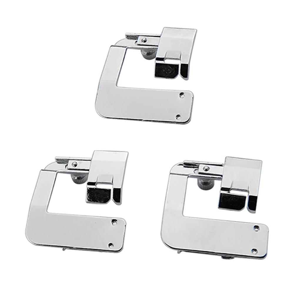 3 pcs Domestic Sewing Machine Presser Foot Rolled Hem Feet For Brother Singer Janome Babylock Juki Sewing Machine Accessories