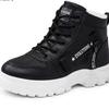 New Style Snow Boots for Men and Women Fashionable and Warm Thick Cotton Shoes Waterproof  Lace Up Mid Tube Cotton Boots 35-45