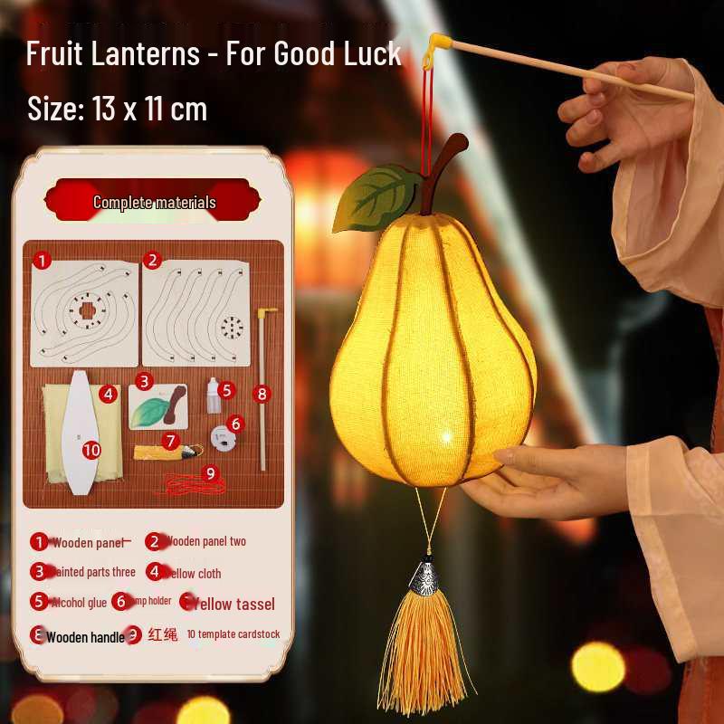 Chinese New Year DIY Lantern Kit for Kids: Create Intangible Cultural Heritage Flower Lanterns for Kindergarten Activities