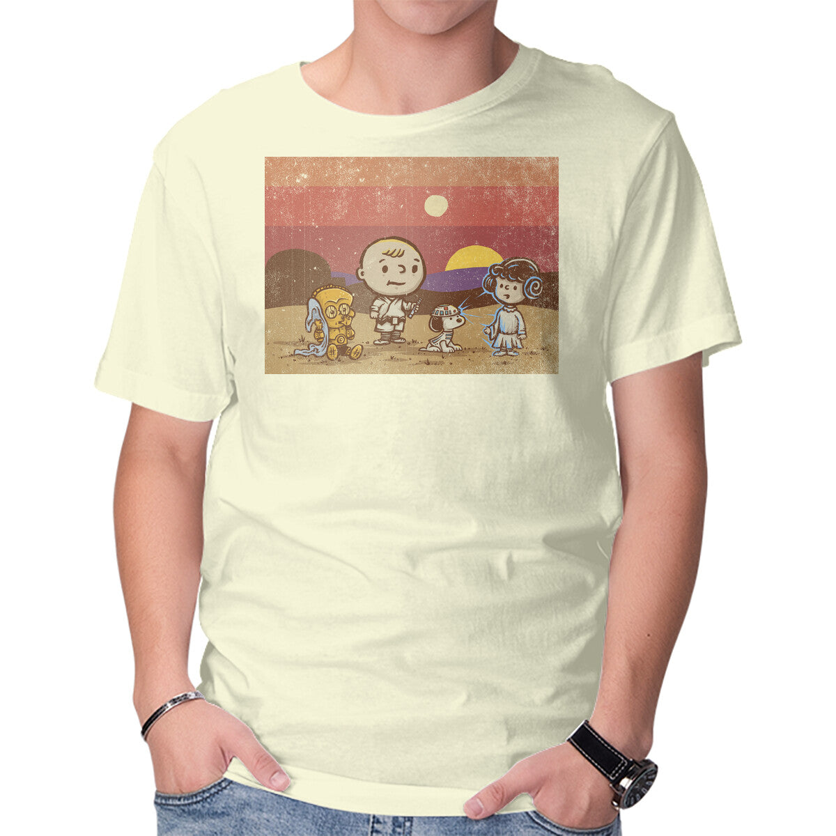 Unisex Crew Neck T-Shirt You Are My Only Hope Graphic Short Sleeve Casual Tee M