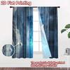 2D flat Photography Backdrop Background Banner Blue Ice Stone Passage 100% Polyester Family Party for Suitable for indoor