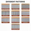 10 Pcs Wooden Clay Texture Roller Set for Pottery and Ceramics, Modeling Texture Rolling Pin Stencil Board Stamps