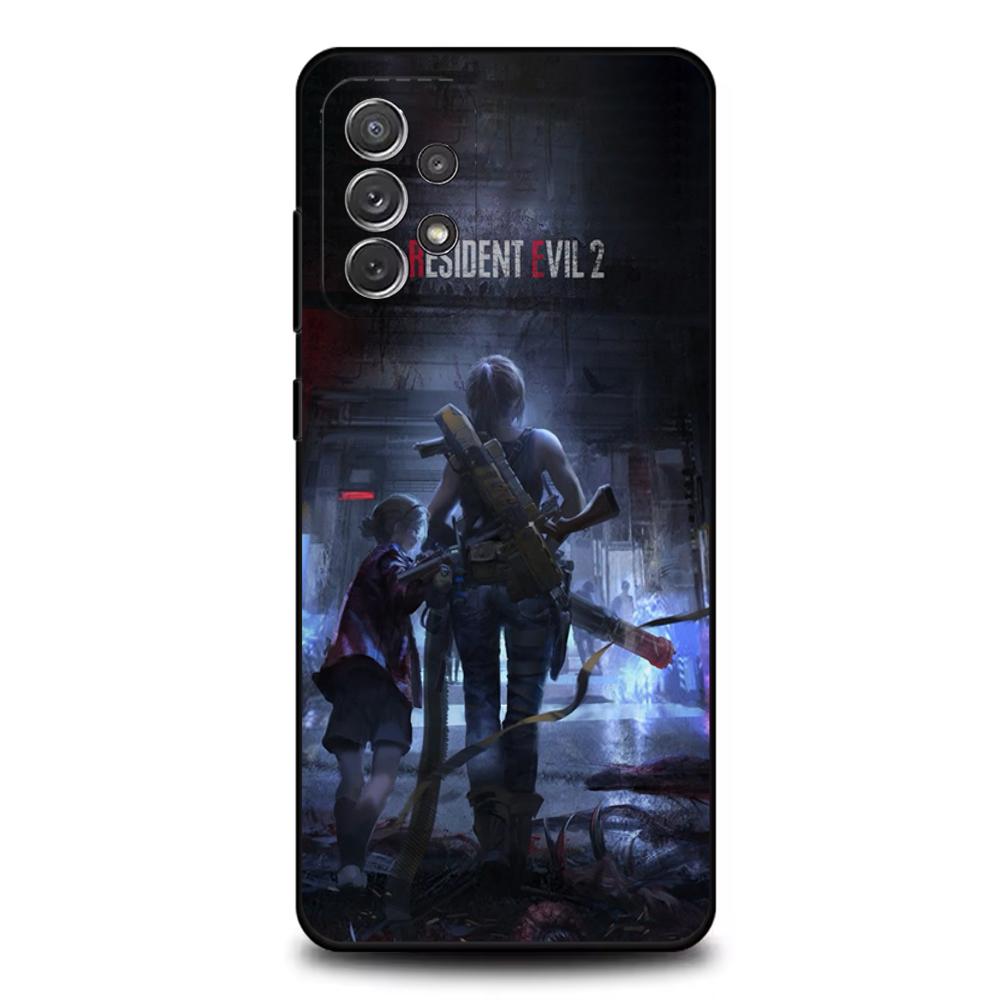 

Чехол для телефона-видеофона из игры Resident Evil для Samsung S25, S24, S21, S22, S23, S30, Ultra, S20, Plus, Fe, Lite, Note, 10, 9, 5G Черный чехол Samsung S24