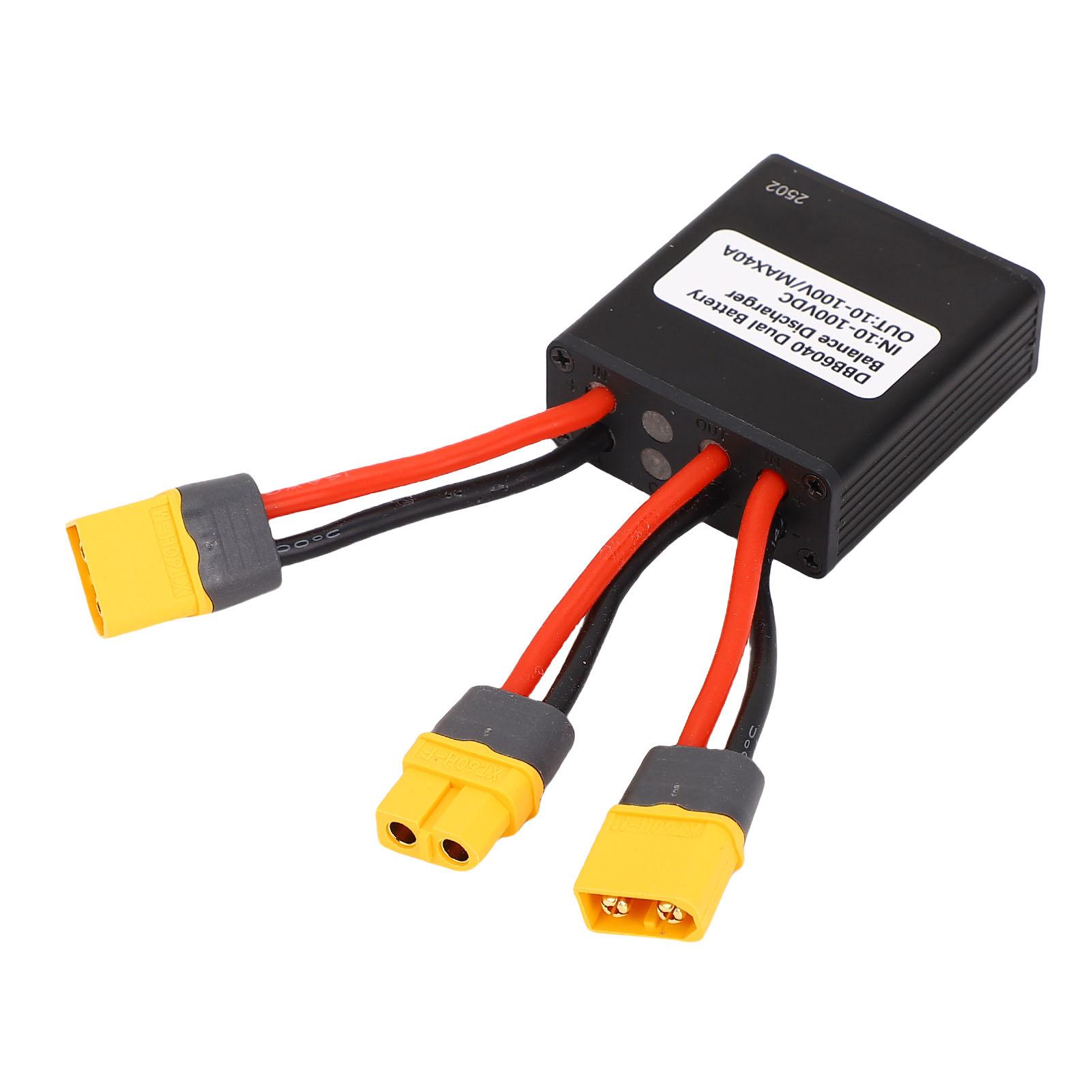 

Модуль паралельного підключення подвійного акумулятора Одинарний розряд Версія 10В до 100В 40А Розряд подвійного акумулятора