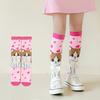 1 Pair of Children's Cute Cartoon Accessory Thigh-high Stockings Princess-style Fashion Dance Stockings for Girls