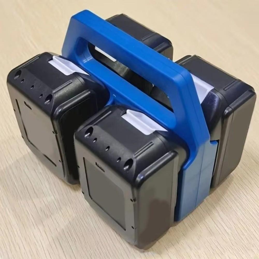 Portable Lithium Battery Storage Rack Handheld Storage Basket Battery Mount Holder for Makita 18V Battery