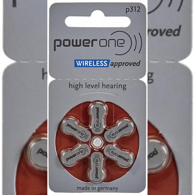 Power One P312 İşitme Cihazı Pili (10X6 =60 Adet)