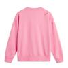 Li Ning Sports Fashion Series Heart Comfortable Casual Round Neck Loose Sweatshirt Women Sweatshirt Morning-Light-Pink AWDU790-8