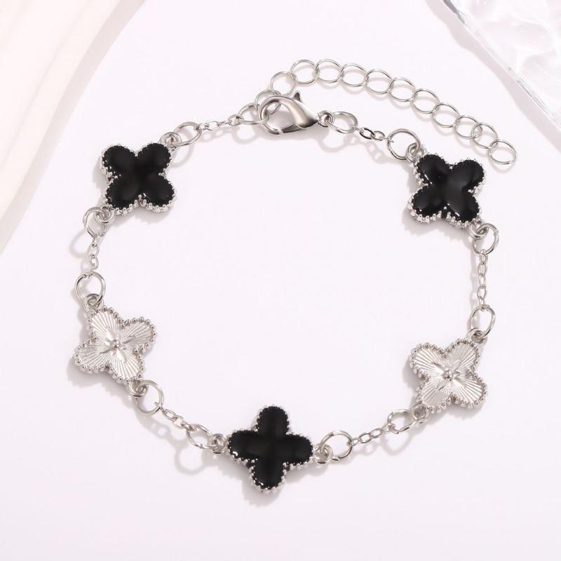 Fashion Light Luxury Four Leaf Clover Bracelet Delicate Versatile Jewelry For Women