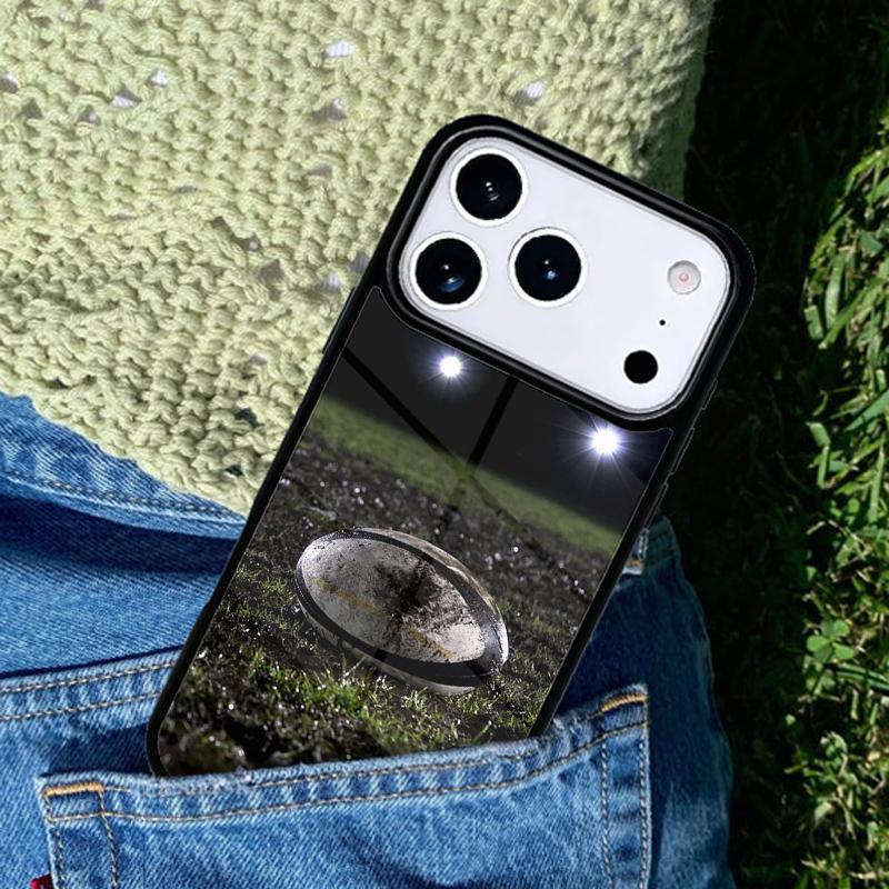 Keep Calm and Play Rugby Phone Case For iPhone 17 AIR 16 Pro Max 15 14 Pro 11 12 13 Shockproof Silicone Cover
