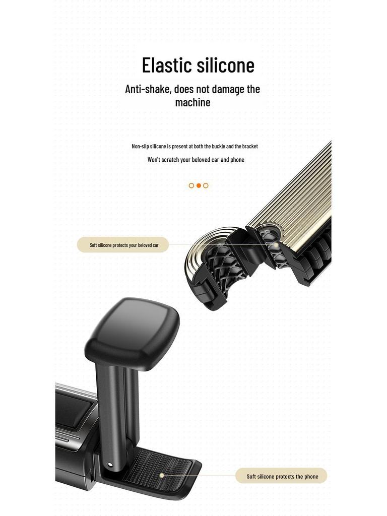 Rear Seat Car Phone Holder & Hook Combo