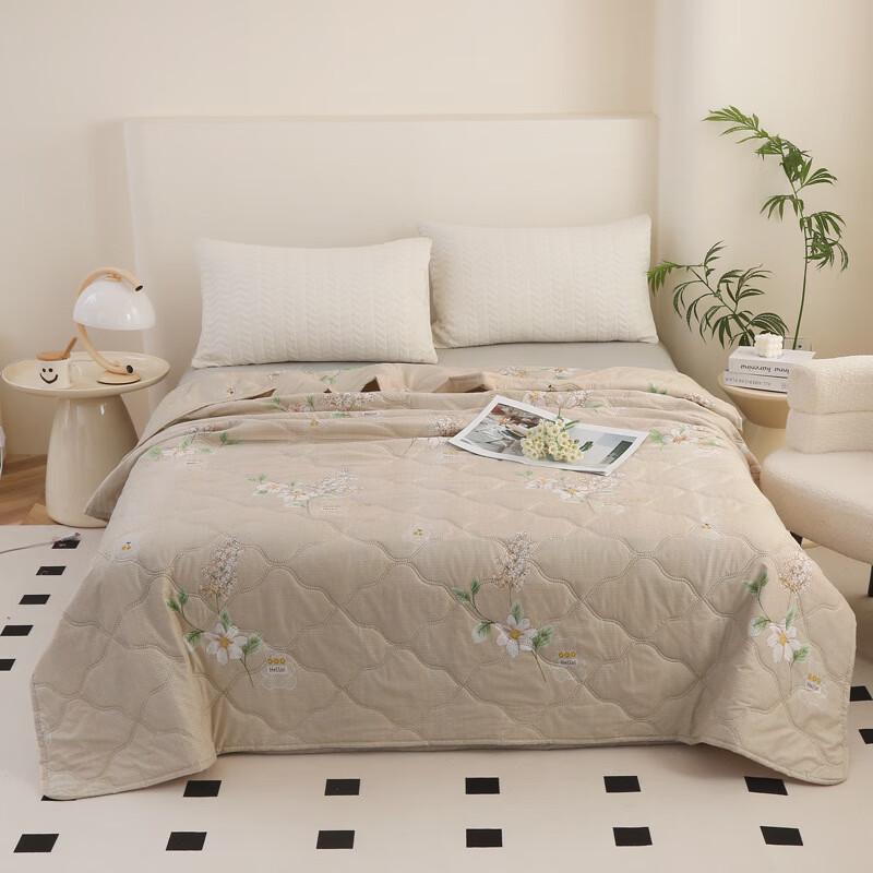 Joy Jungle Deer Cotton Summer Quilt