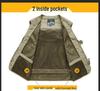 Men's Multi-Pocket Mesh Vest for Outdoor Photography and Fishing