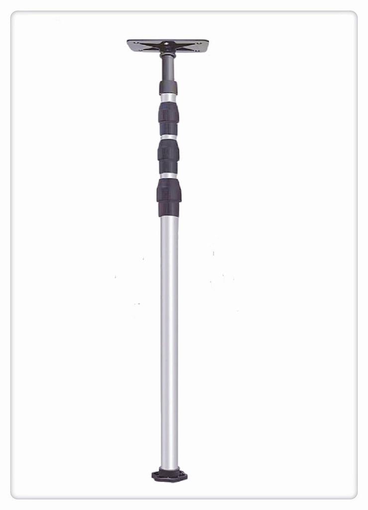 Telescopic Stainless Steel Spirit Level with Infrared Bracket & Fine-Tuning Gimbal for Ceiling Support