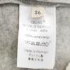 CELINE Made in Portugal Wool pants 36 gray Women Used