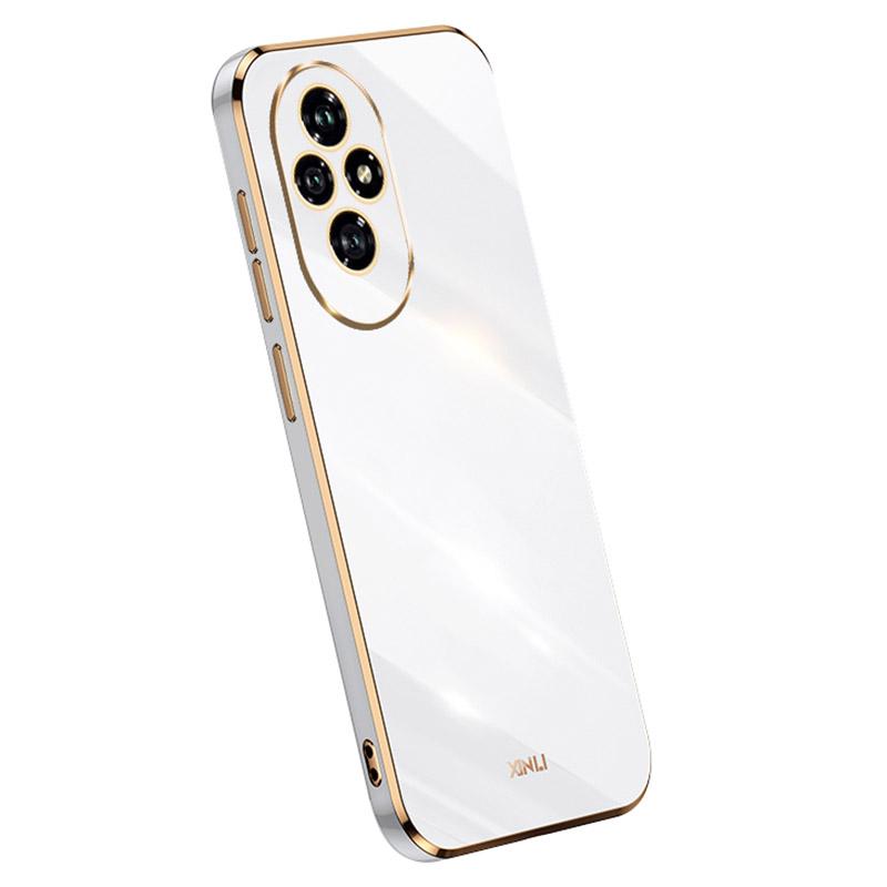 XINLI For Honor 200 5G TPU Case Phone Cover Electroplating Golden Edge