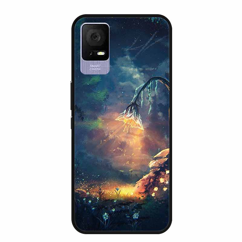 For TCL Ion V Case IonX Painted Cat Soft TPU Black Silicone Phone Cases for TCL Ion X Cover Fundas IonV Coques for TCLIonX Bags