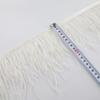 Feather1 Meter Ribbon Tassel Natural Ostrich Feathers Sewing Decoration 10-15cm Wide Apparel Fabric Ostrich Feathers Trim