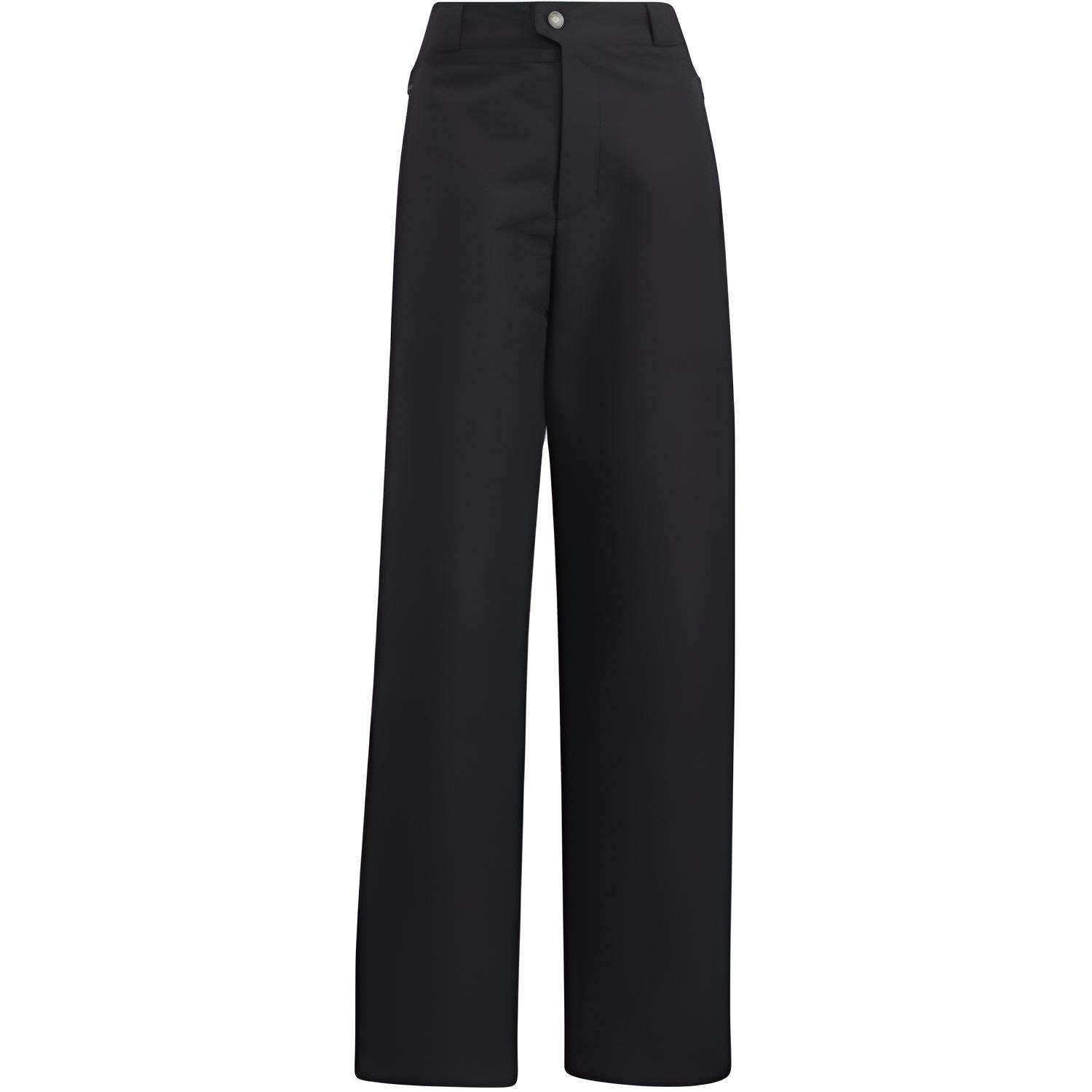 

Adidas Originals Clover Logo Вышитый логотип с высокой талией Прямые повседневные брюки Женские брюки Черные HE6591 XS