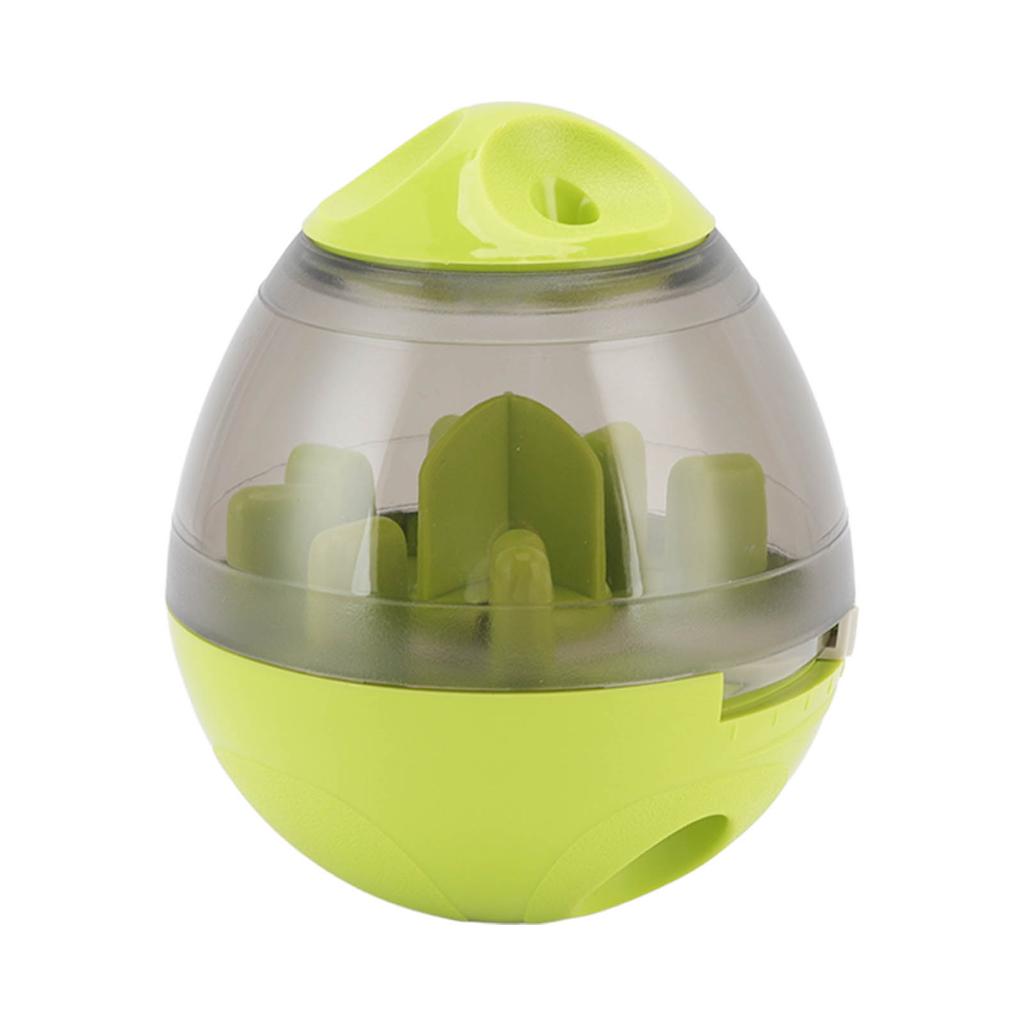 Pet Food Dispensing Ball Interactive Memory Training Dog Slow Feeder Puzzle Toy for Puppy Cat Light Green