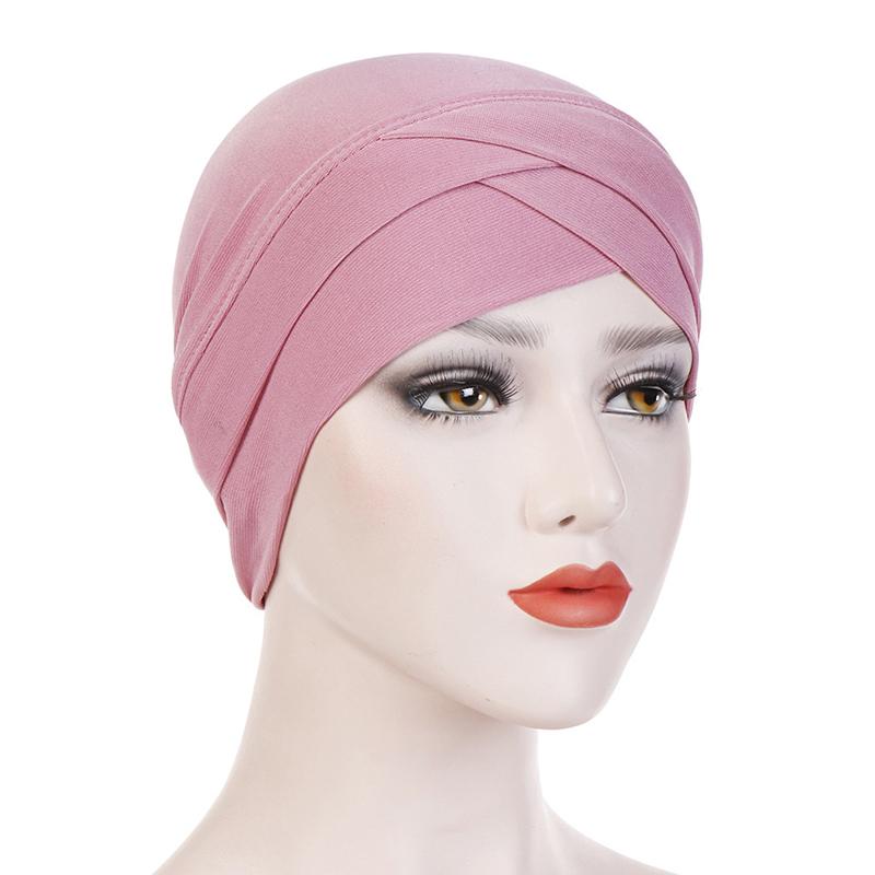 Heldeksel Indre Hijab Caps Muslim Stretch Turban Cap Islamsk Underskjerf Bonnet