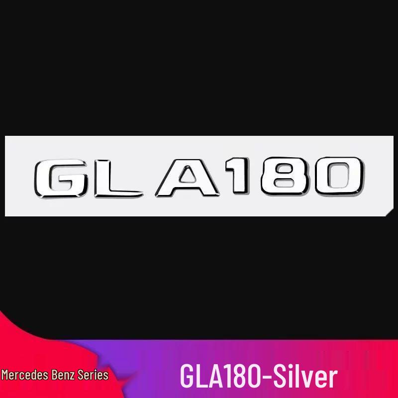 Compatible with Mercedes GLA180 GLA200 GLA260 AMG Tail Badge Emblem Letter Sticker Logo