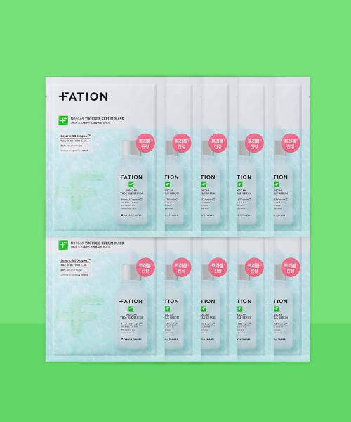 FATION Noscarnine Trouble Serum Mask Pack 10 Sheets