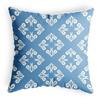 Blue and White Porcelain Style Pillow Cover Retro Home Bedside Wooden Sofa Pillow Cover Cotton Linen Polyester Living Room Chair Cover