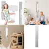 BHBL Acrylic Height Measurement Wall Sticker Growth Chart Mirror Decor Ruler Scale 70-180cm 18x120cm