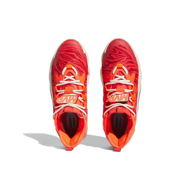 Adidas BYW Select Fashion Versatile Non-Slip Wear-Resistant Lightweight Low-Top Basketball Shoes Unisex Sneakers Red Orange IF2165