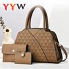 Purses and Handbags For Women Satchel Tote Bags Top-Handle PU Leather Female Shoulder Bags with Matching Clutch and Wallet