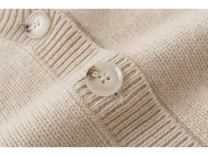 Handmade Embroidered Cashmere Sweater Cardigan - Autumn/Winter Fashion Knitwear