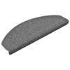 VidaXL Stair Treads 30 Pieces 65 X 24 X 4 Cm Dark Grey Semicircular Large 3365761