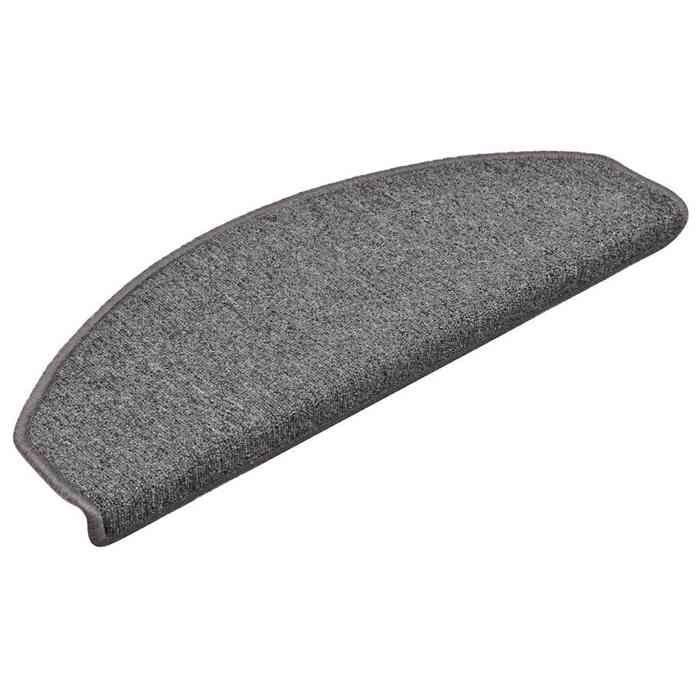 VidaXL Stair Treads 30 Pieces 65 X 24 X 4 Cm Dark Grey Semicircular Large 3365761